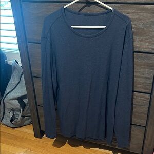 GAP Men's Charcoal Long Sleeve Tee
